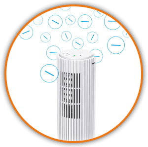 Мултифункционалният пречиствател Hygea Air с озон и йонизация прави въздуха по-свеж и генерира милиони полезни аниони